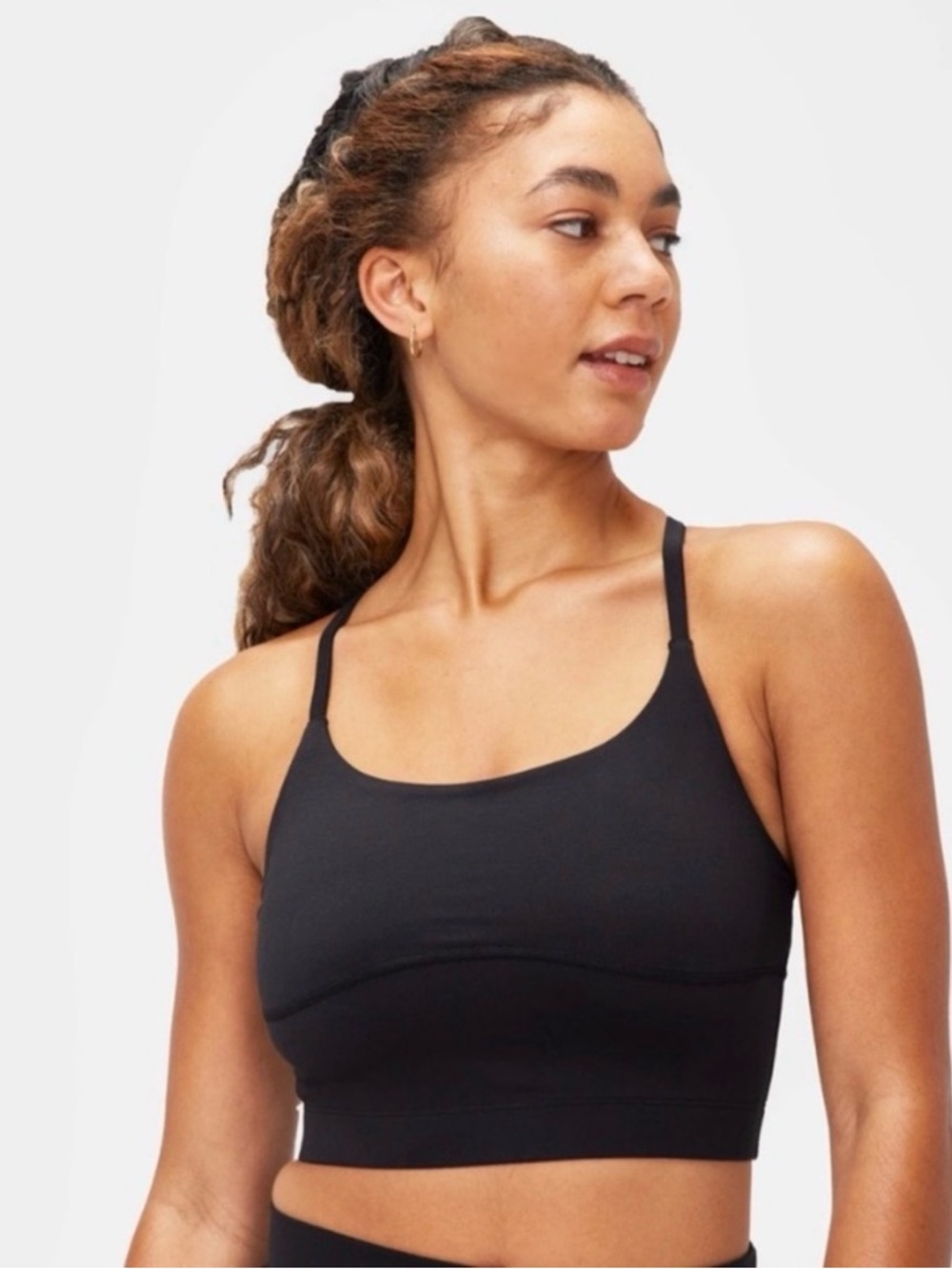 Black Outdoor Voices Crop Tank